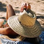 arrojar sombra sombrero de paja natural Z44ZX974 accesorios mujer