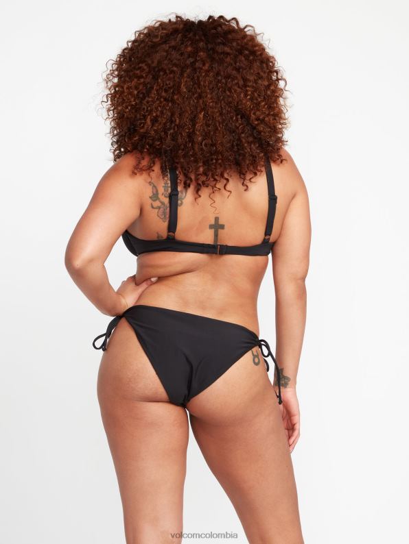 braguitas de bikini con lazo lateral simplemente sin costuras negro Z44ZX1082 ropa mujer - Image 11
