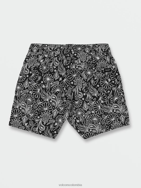 calzoncillos con cintura elástica y estampado central negro Z44ZX287 ropa hombres - Image 2
