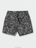 calzoncillos con cintura elástica y estampado central negro Z44ZX287 ropa hombres