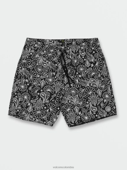 calzoncillos con cintura elástica y estampado central negro Z44ZX287 ropa hombres