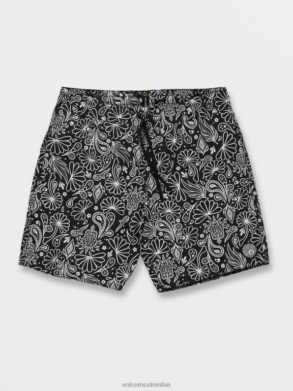 calzoncillos con cintura elástica y estampado central negro Z44ZX287 ropa hombres - Image 1