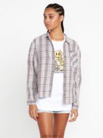 camisa a cuadros de manga larga para conocerte tartán Z44ZX809 ropa mujer - Image 6