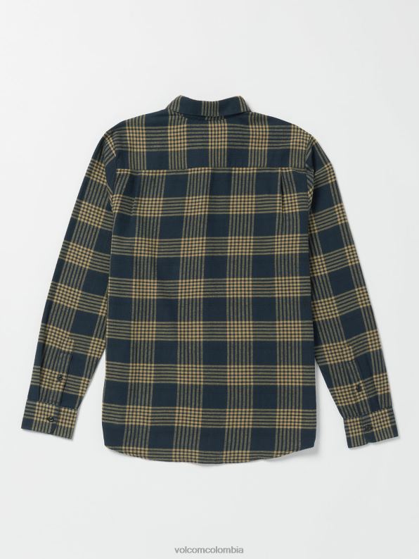camisa caden de manga larga a cuadros Armada Z44ZX130 ropa hombres - Image 3