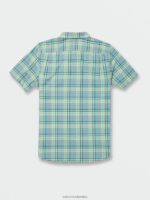 camisa de manga corta benson azul costero Z44ZX157 ropa hombres - Image 2