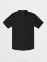 camisa de manga corta caballero fecha negro Z44ZX138 ropa hombres