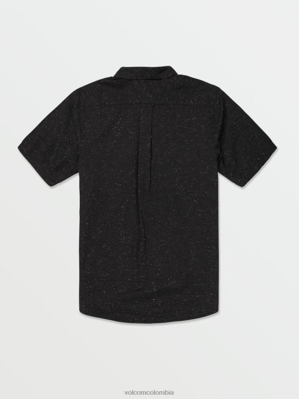 camisa de manga corta caballero fecha negro Z44ZX138 ropa hombres - Image 3