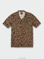 camisa de manga corta con animales fiesteros de piedra militar Z44ZX159 ropa hombres - Image 10