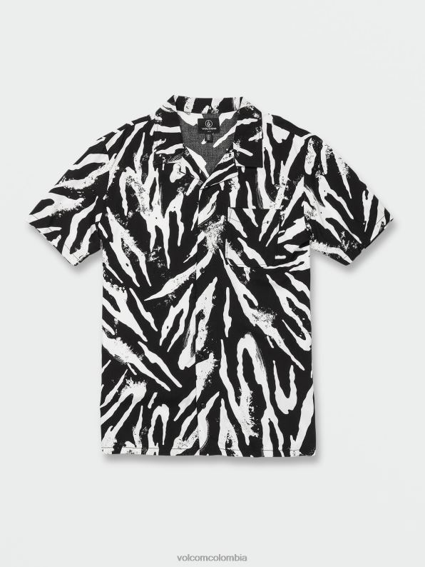 camisa de manga corta con animales fiesteros de piedra negro Z44ZX164 ropa hombres - Image 6
