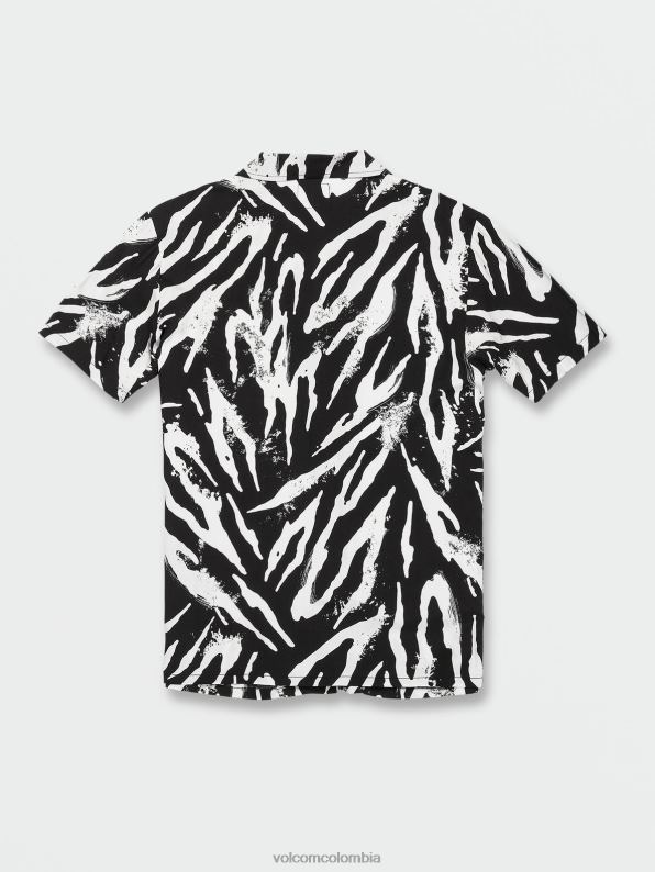 camisa de manga corta con animales fiesteros de piedra negro Z44ZX164 ropa hombres - Image 8