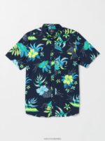 camisa de manga corta con estampado floral de sunriser Armada Z44ZX128 ropa hombres
