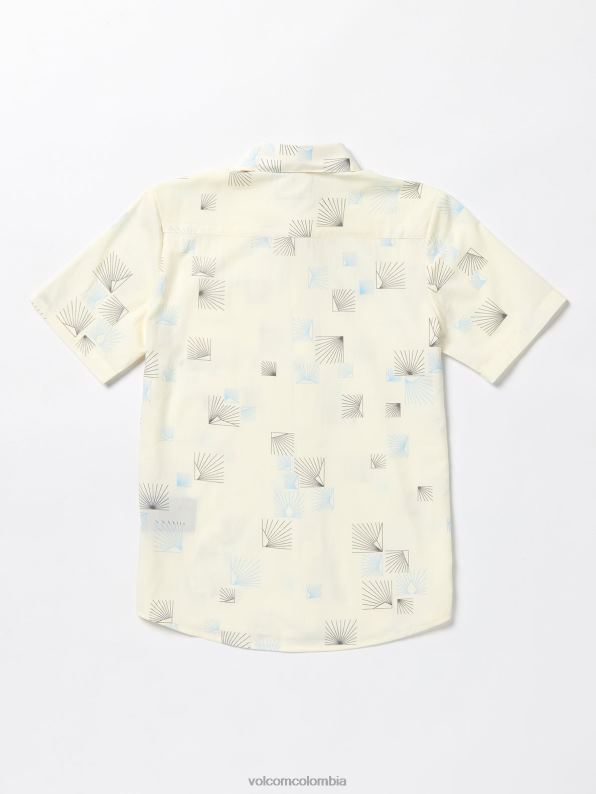 camisa de manga corta de piedra escaladora blanco sucio Z44ZX1166 ropa Niños - Image 3