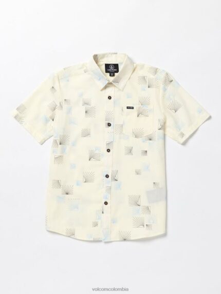 camisa de manga corta de piedra escaladora blanco sucio Z44ZX1166 ropa Niños