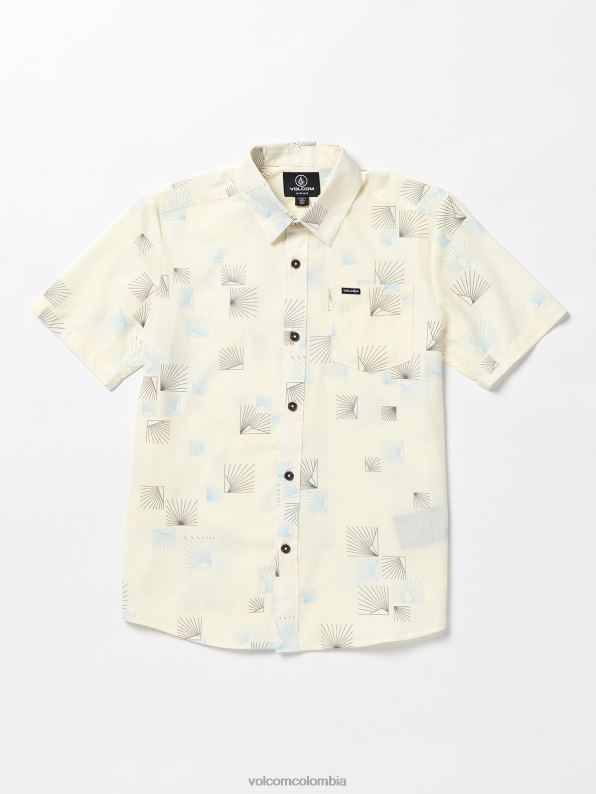 camisa de manga corta de piedra escaladora blanco sucio Z44ZX1166 ropa Niños - Image 1
