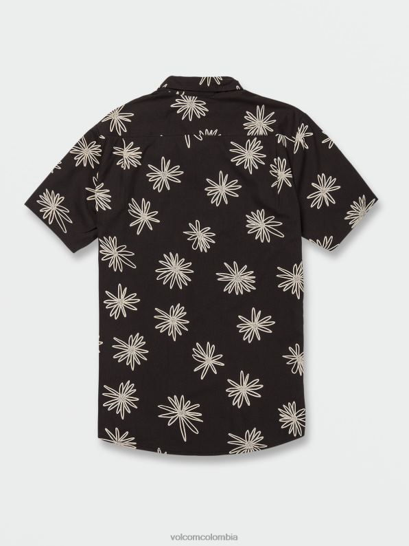 camisa de manga corta lazy dazey negro Z44ZX156 ropa hombres - Image 7