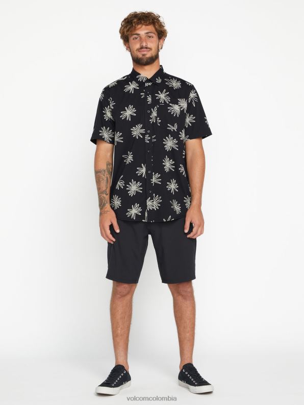 camisa_de_manga_corta_lazy_dazey_negro_z44zx156_ropa_hombres.jpg camisa de manga corta lazy dazey negro Z44ZX156 ropa hombres - Image 1
