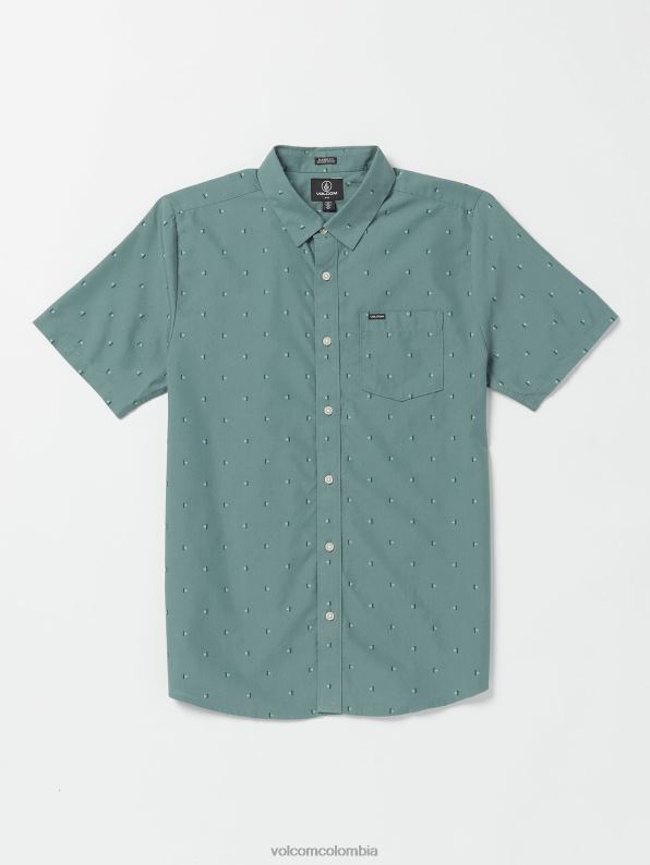 camisa de manga corta mistere servicio azul Z44ZX124 ropa hombres - Image 1