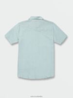 camisa de manga corta oxford de everett cali azul brezo Z44ZX161 ropa hombres - Image 3