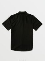 camisa de manga corta oxford de everett negro nuevo Z44ZX141 ropa hombres - Image 2