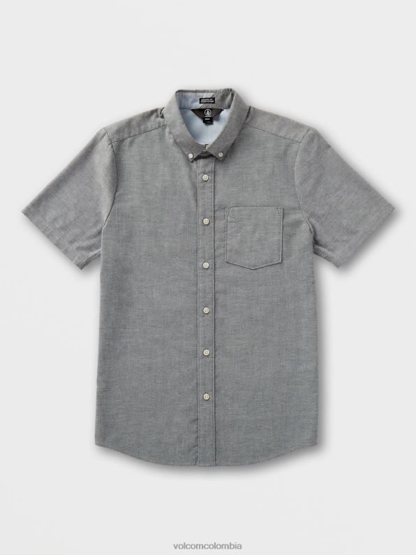 camisa de manga corta oxford de everett negro Z44ZX143 ropa hombres - Image 1