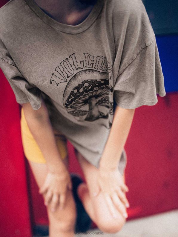 camisa de manga corta turnt n quemado pizarra gris Z44ZX786 ropa mujer - Image 4