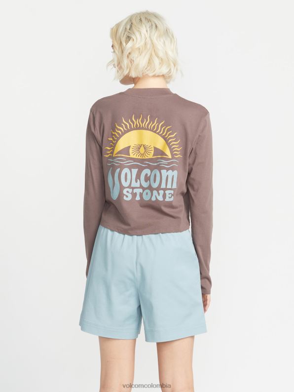 camisa de manga larga con bolsillo pizarra gris Z44ZX802 ropa mujer - Image 2