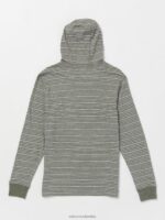 camisa de manga larga con capucha de piedra estática sigilo Z44ZX129 ropa hombres - Image 2