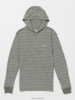 camisa de manga larga con capucha de piedra estática sigilo Z44ZX129 ropa hombres