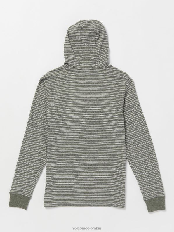 camisa de manga larga con capucha de piedra estática sigilo Z44ZX129 ropa hombres - Image 3