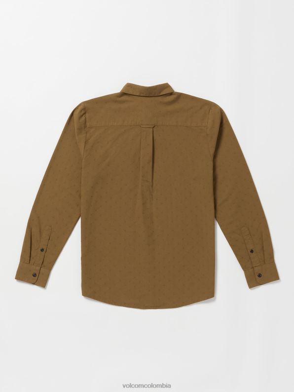 camisa de manga larga de caballero de la fecha lodo Z44ZX135 ropa hombres - Image 3