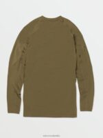camisa lisa de manga larga Lido militar Z44ZX653 ropa hombres - Image 2