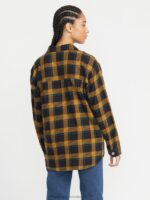 camisa oversize de manga larga negro Z44ZX772 ropa mujer - Image 9