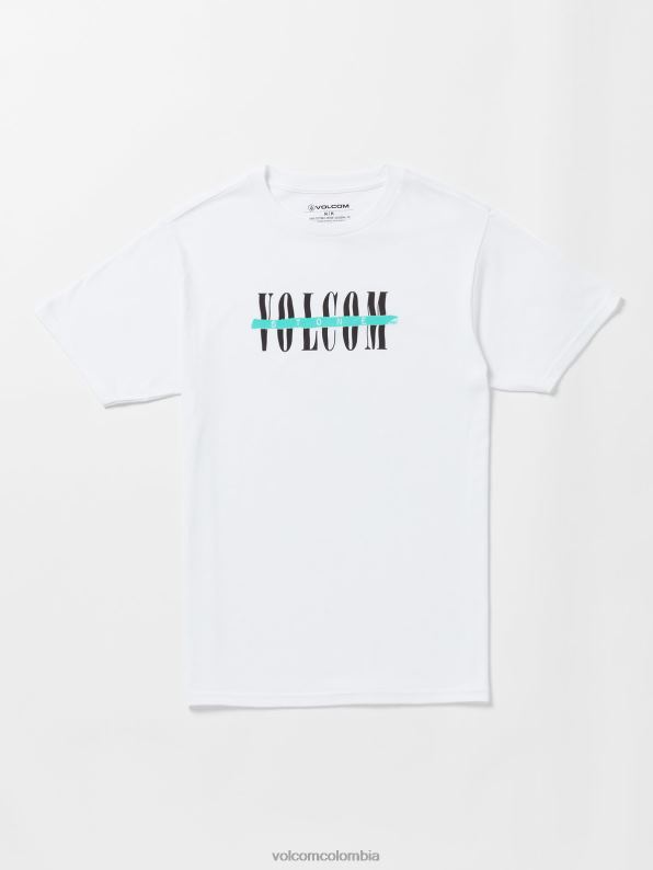 camiseta cortada de manga corta blanco Z44ZX47 ropa hombres - Image 1