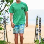 camiseta de manga corta calentador selva verde Z44ZX1128 ropa Niños