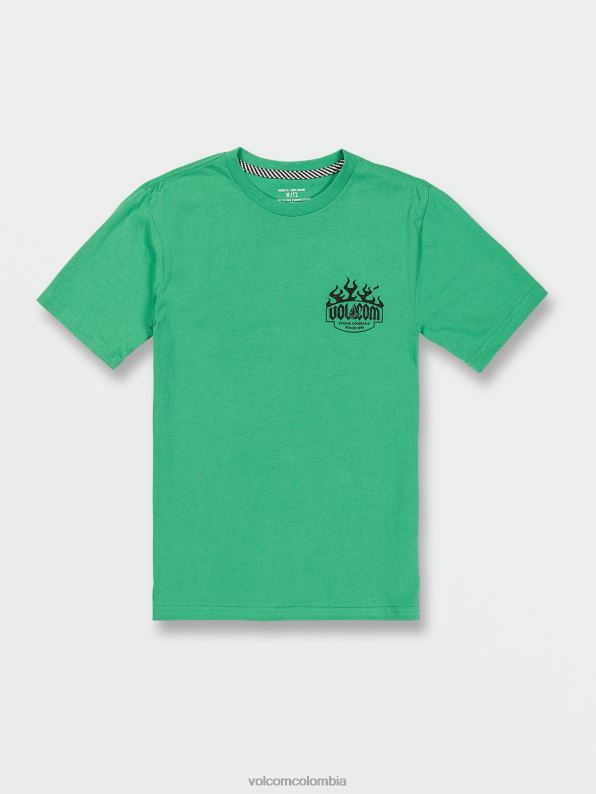 camiseta de manga corta calentador selva verde Z44ZX1128 ropa Niños - Image 7