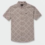 camiseta de manga corta con estrella arrojadiza torre gris Z44ZX158 ropa hombres