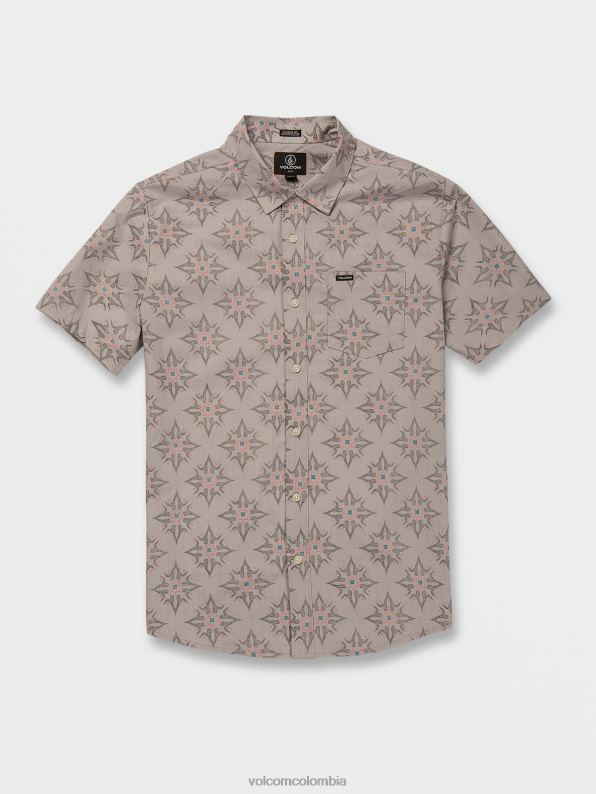 camiseta_de_manga_corta_con_estrella_arrojadiza_torre_gris_z44zx158_ropa_hombres.jpg camiseta de manga corta con estrella arrojadiza torre gris Z44ZX158 ropa hombres - Image 1