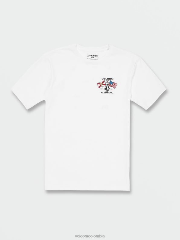 camiseta_de_manga_corta_con_la_bandera_de_florida_blanco_z44zx73_ropa_hombres.jpg camiseta de manga corta con la bandera de florida blanco Z44ZX73 ropa hombres - Image 1