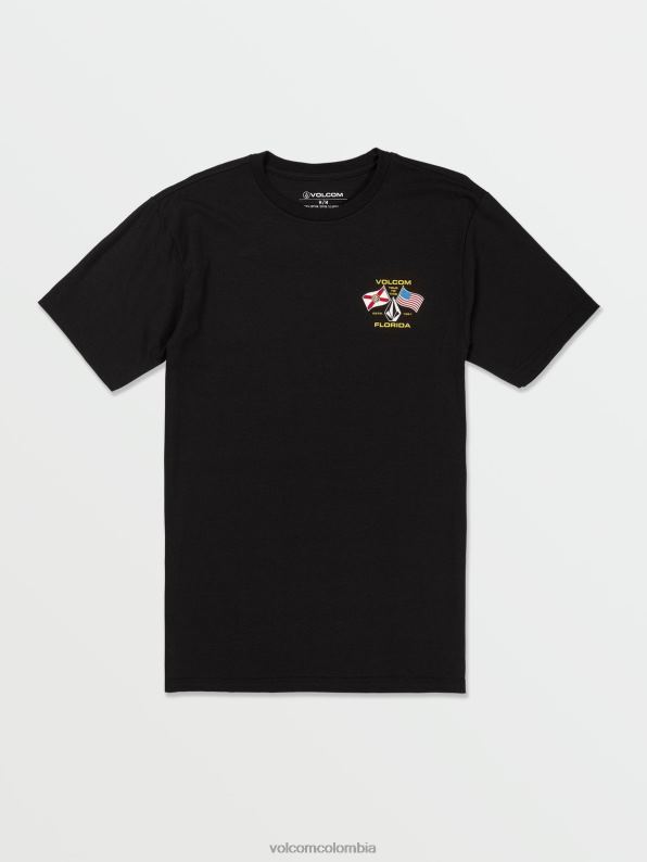camiseta_de_manga_corta_con_la_bandera_de_florida_negro_z44zx86_ropa_hombres.jpg camiseta de manga corta con la bandera de florida negro Z44ZX86 ropa hombres - Image 1