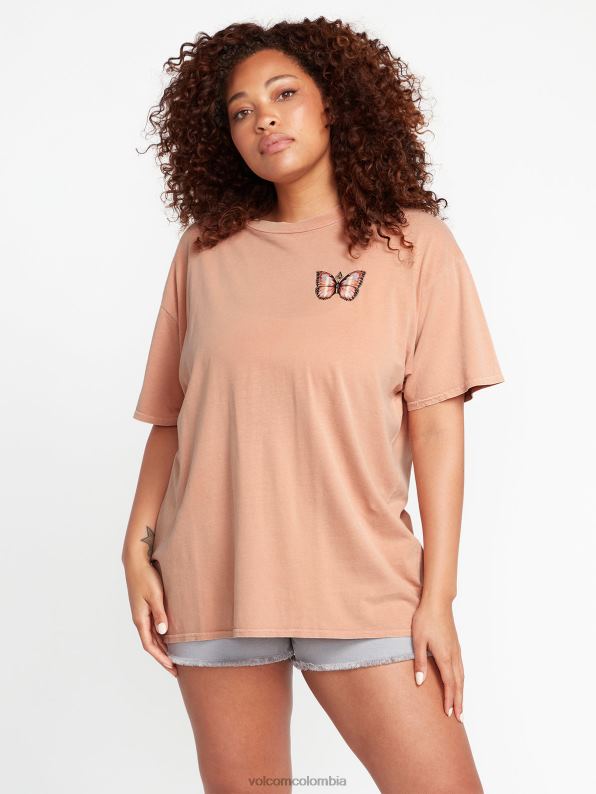 camiseta de manga corta con lanzamiento de piedras arcilla Z44ZX810 ropa mujer - Image 4
