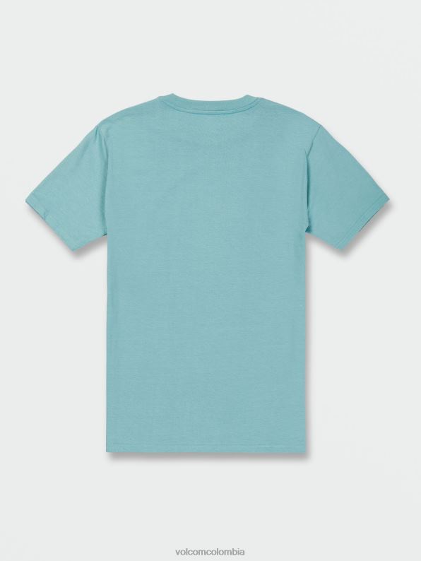 camiseta de manga corta con piedra circular cali azul brezo Z44ZX117 ropa hombres - Image 3
