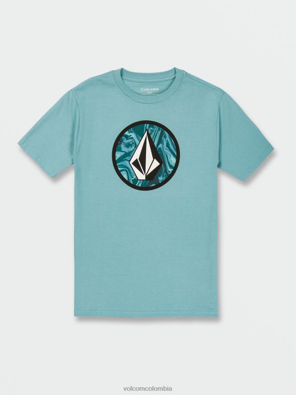 camiseta_de_manga_corta_con_piedra_circular_cali_azul_brezo_z44zx117_ropa_hombres.jpg camiseta de manga corta con piedra circular cali azul brezo Z44ZX117 ropa hombres - Image 1