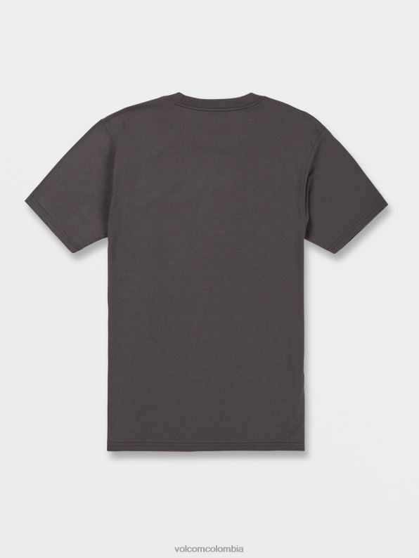 camiseta de manga corta con piedra circular carbón Z44ZX2 ropa hombres - Image 2
