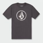 camiseta de manga corta con piedra circular carbón Z44ZX2 ropa hombres