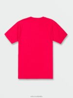 camiseta de manga corta con piedra circular cinta roja Z44ZX118 ropa hombres - Image 2