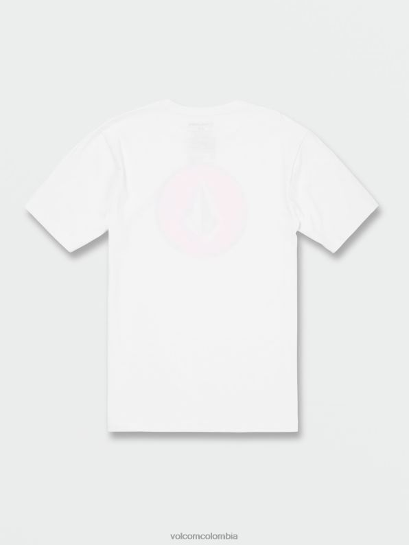 camiseta de manga corta con piedra circular combo blanco Z44ZX74 ropa hombres - Image 3