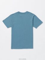 camiseta de manga corta con piedra circular cresta índigo Z44ZX1147 ropa Niños - Image 3