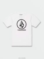 camiseta de manga corta con piedra crujiente blanco Z44ZX1116 ropa Niños
