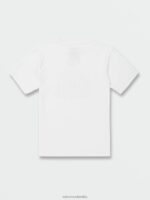 camiseta de manga corta con piedra crujiente blanco Z44ZX1116 ropa Niños - Image 3