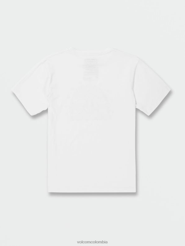 camiseta de manga corta con piedra crujiente blanco Z44ZX1116 ropa Niños - Image 3